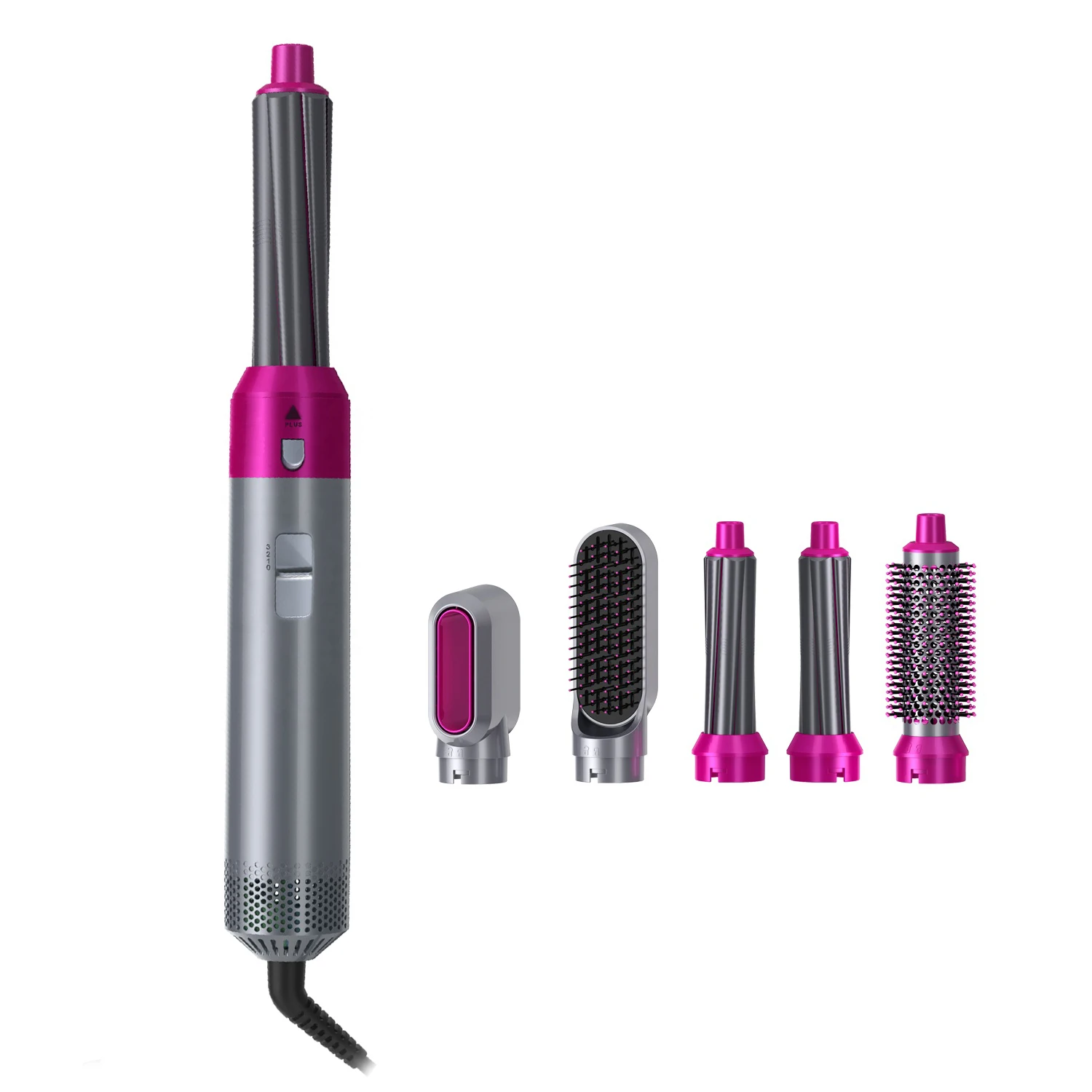 

Wholesale Air Wrap Styler 5 In 1 Volumizer One Step Hair Dryer Hot Air Brush Professional Hair Straightener Curler Styling Tools, Customized