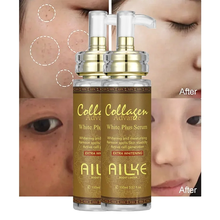 

ailke Nicotinamide Skin Repair Kojic Acid Collagen Carrot 4 In 1 Face Whitening Dark Spot Removal Serum For Brown Skin