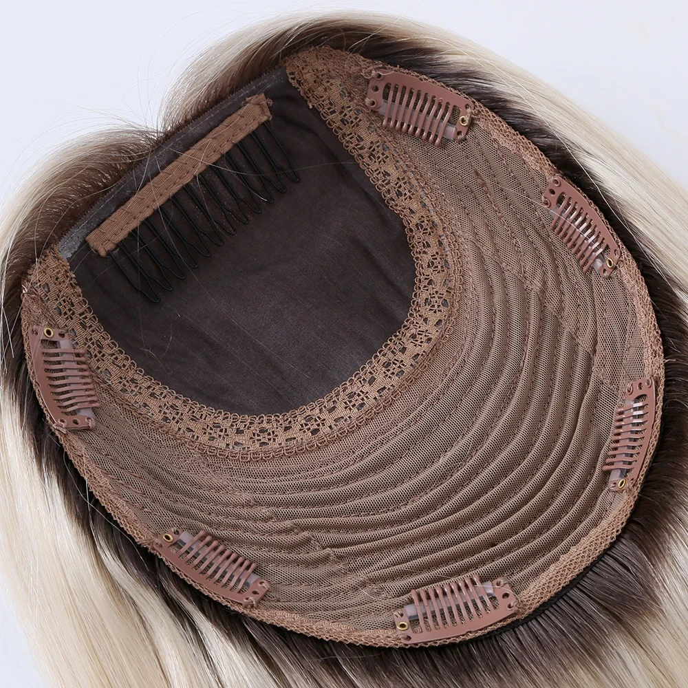 

Summer Hair Topper Short Virgin European Remy Human Hair Toupee For Women 12 Inch Custom Hair Loss Solution