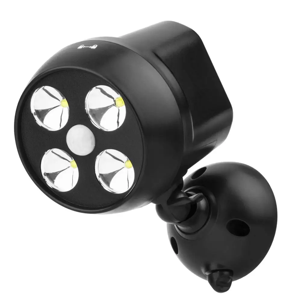 Night Hawk - Super Bright 450 Lumen LED Outdoor Indoor Security Spotlight