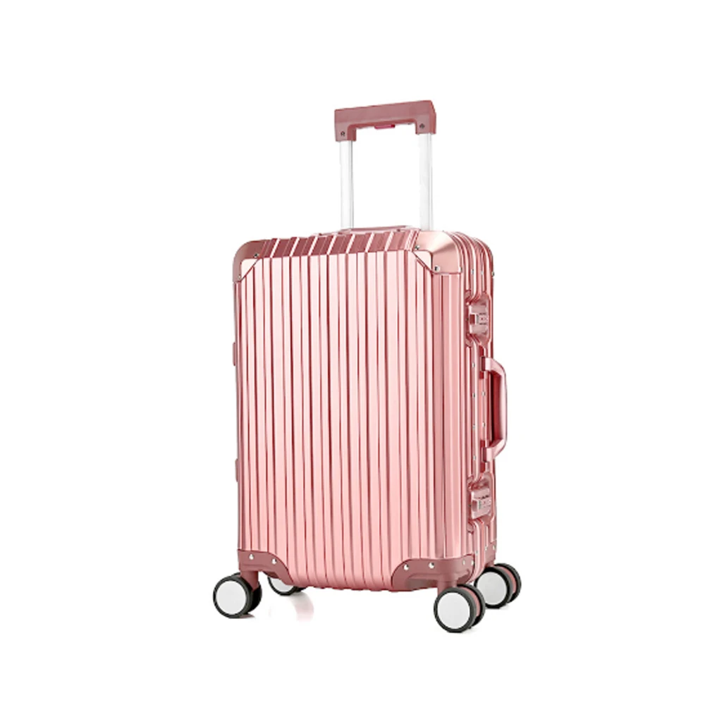 

Brand 20''/24''/28'' OEM LOGO 100% aluminum material luggage suitcase