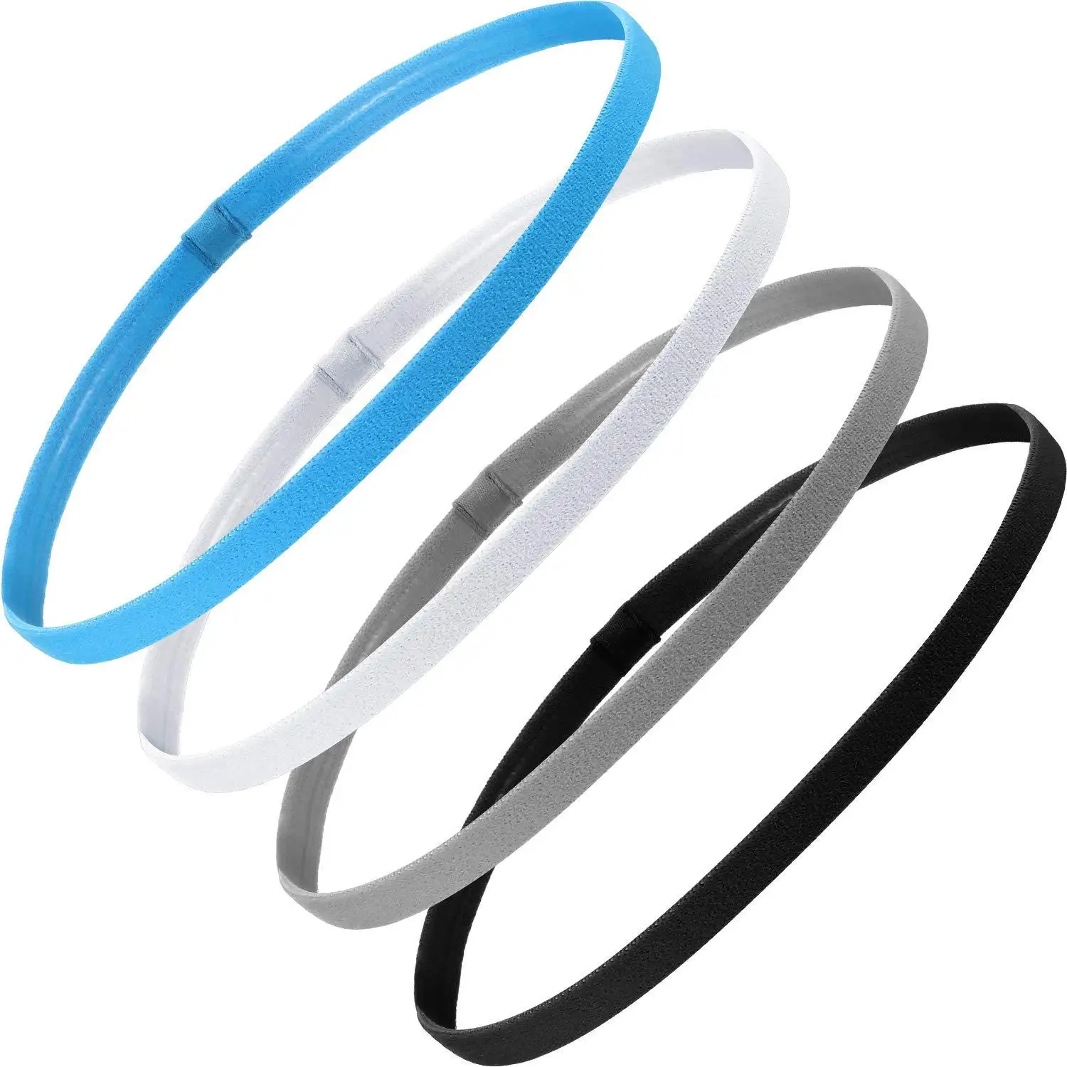 

Elastic Hair Band Women Men Absorption Sweat Polyester Football Basketball Running Yoga Sport Headband