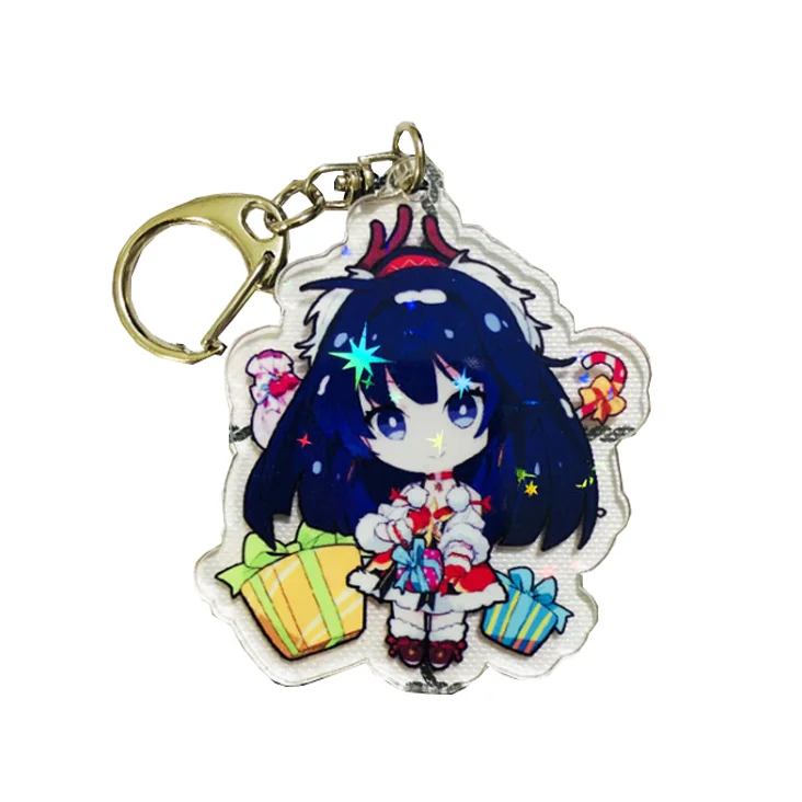 

High Quality Custom anime clear printing acrylic keychain