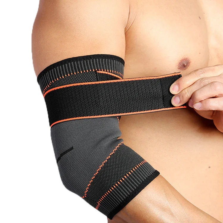 

Adjustable Compression Protective Elbow Support / Brace For Sale, Black