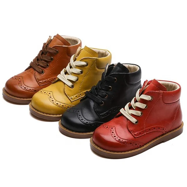 

Unisex fashion children's boots boys girls retro kids ankle boots