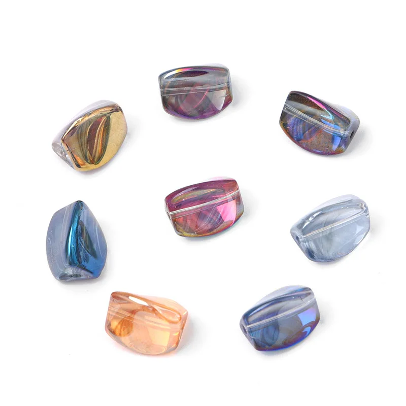 

DS Factory Wholesale Glass Twist Crystal Loose Bead Diy Accessories Crystal Top Hole Water Drop Beads