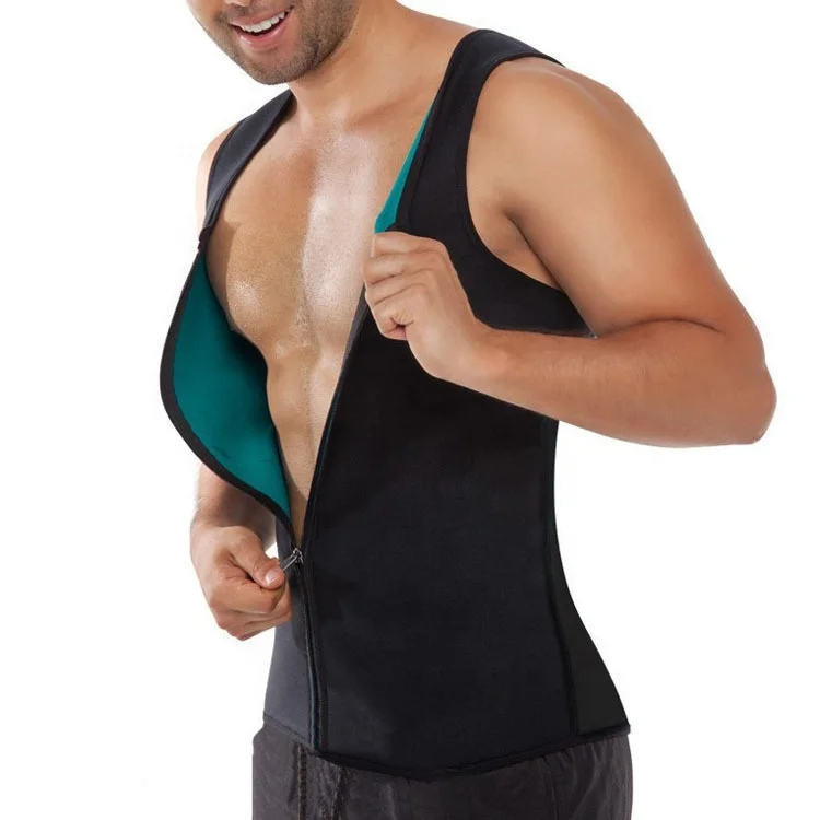 

Men's Weight Loss Neoprene slimming Vest, Blue