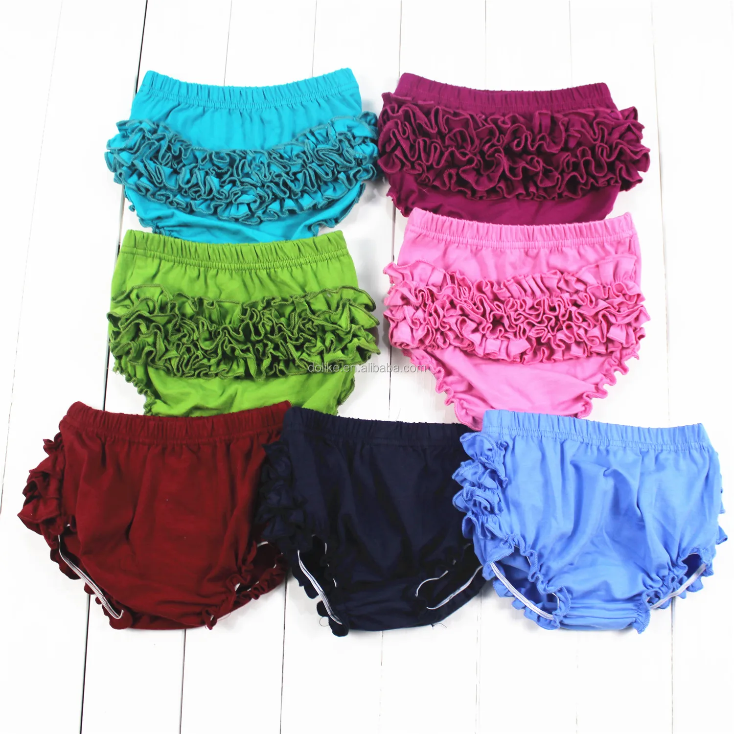 Nice Floral Design Bloomers For Kids Ruffle Panties Baby Panties 