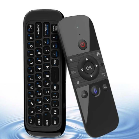 

2020 Hot 2.4G Keys with Voice control Mini Simple Big Button TV Air Mouse/ Smart Remote for Smart TV and STB M8 Keyboard, Balck