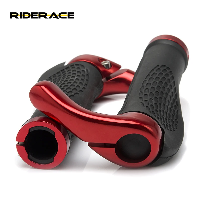 

Bicycle Handlebar Grip Lockable For MTB Road Bike Cycling Handle Bar Bicycle Grip Bicycle Accessories Aluminum Alloy + Rubber, Red blue