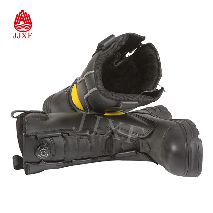 Fireman Shoes For Leather Firefighting And Rescue Boots Buy Fireman