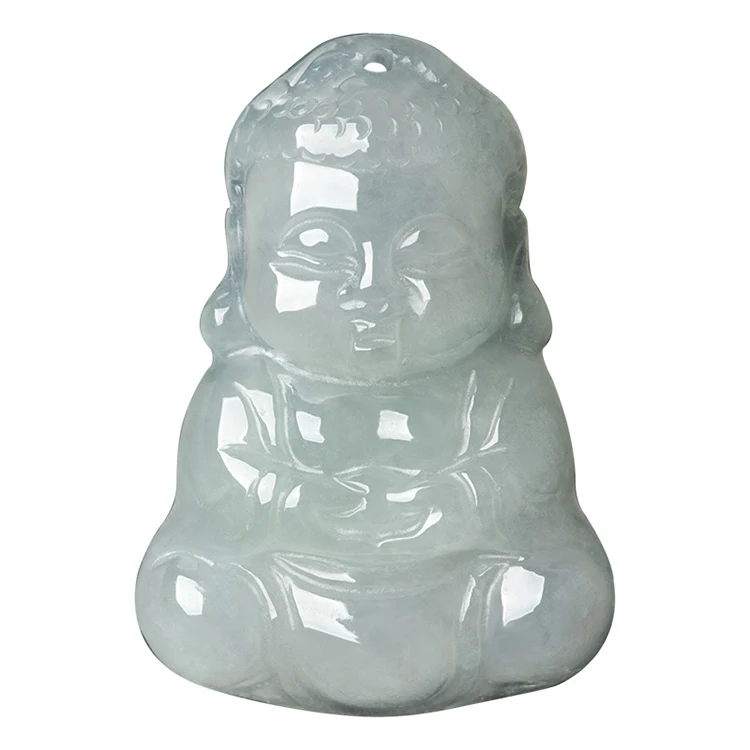 

Natural Burmese Jade Jade Baby Buddha Small Buddha Pendant Ice Jade Pendant Men And Women Myanmar Jadeware Wholesale