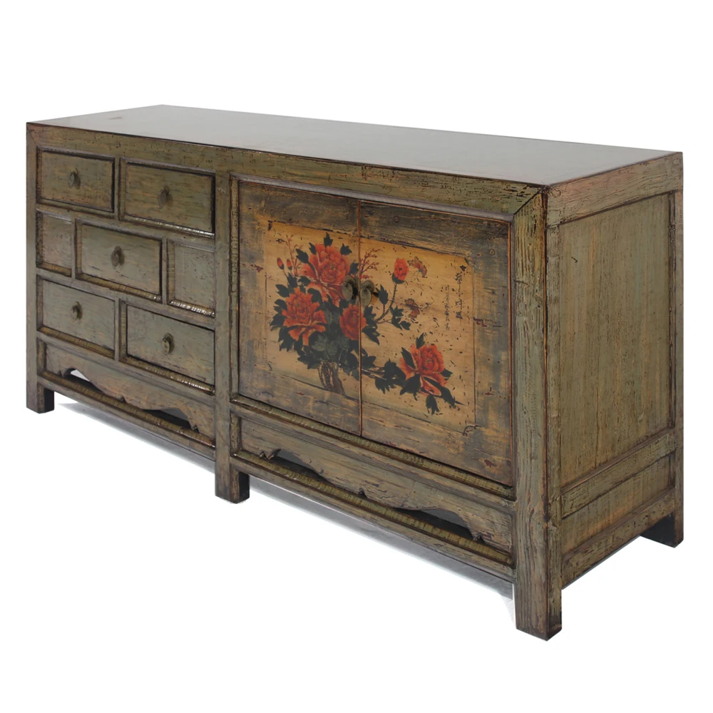 
antiken schrank aus massivholz vintage tv table for living room antique bar cabinet Living room cabinet East Art furniture 