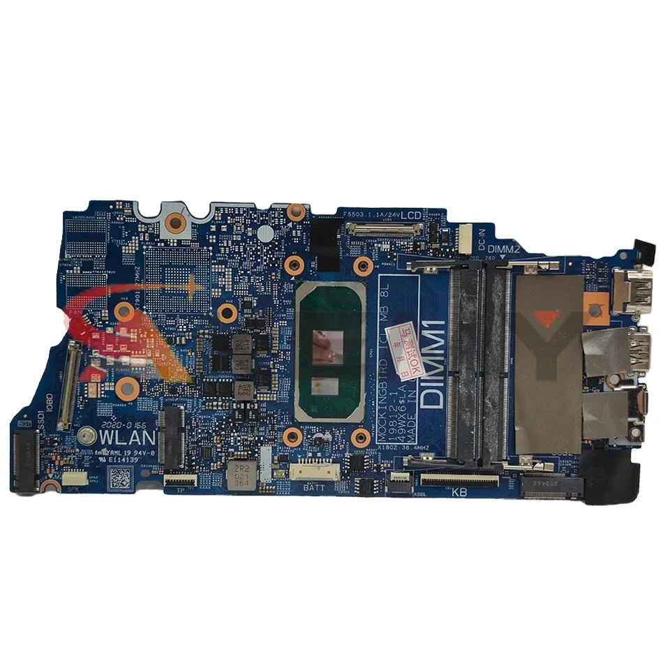 

19812-1 FOR dell Vostro 5501 Laptop Notebook Motherboard CN-056H7F 08WK8R Mainboard with I3-1005G1 I5-1035G1 i7-1065G7 CPU