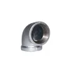 GI pipe fittings galvanized elbows thread female elbow 90 degree banded hot dipped galvanized 3/4" malleable iron elbow