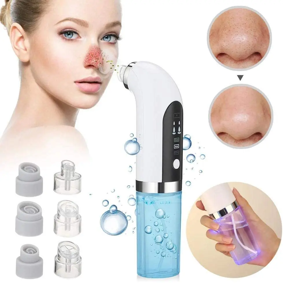 

Eco-fridenly Portable Tools Pore Vacuum Electric Small Blackhead Remover Usb, White