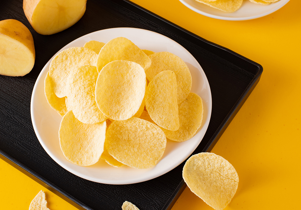 60g Potato Chips With Honey Lemon Flavor Crisps Puffs Snack Oem