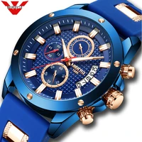 

NIBOSI Mens Watches Top Brand Luxury Unique Sport Watch Men Quartz Clock Waterproof Silicone Montre Homme Relogio Masculino
