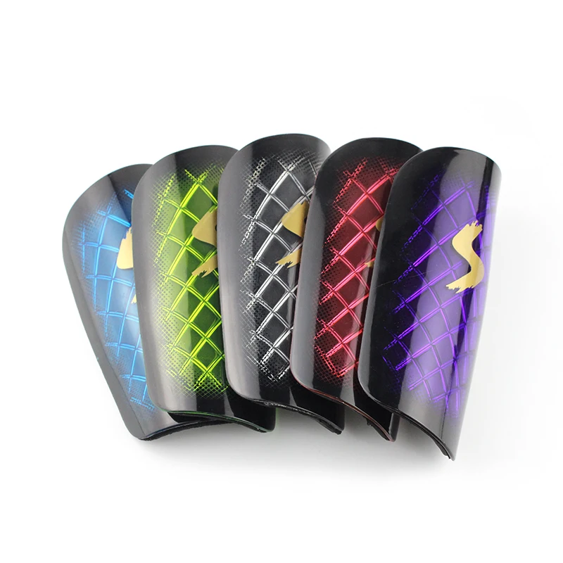 

ks-7023#High quality custom football carbon fiber shin guards for sports safety, Customized color