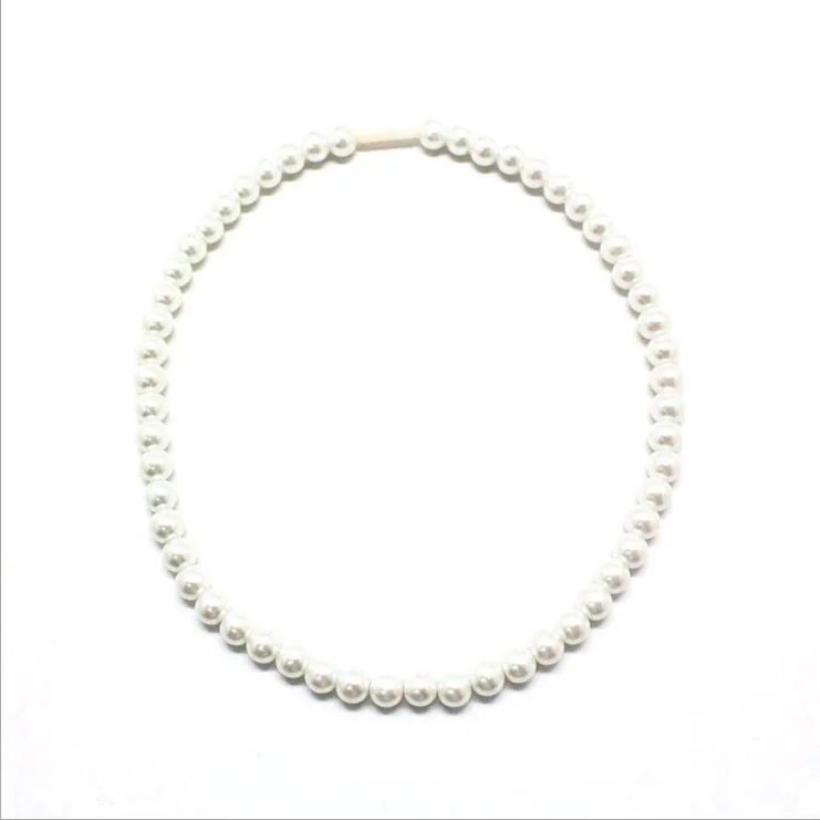 

Amazon Hot Sale Silver Freshwater pearl necklace supplier