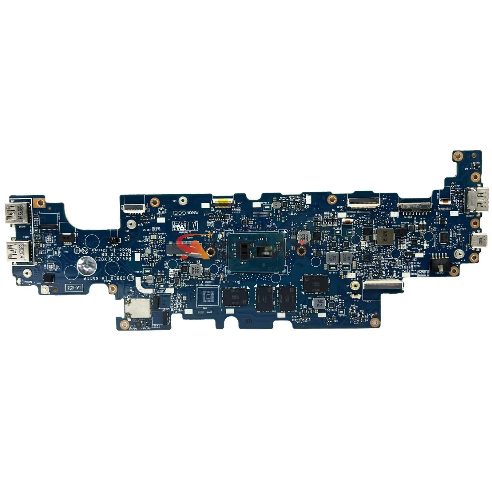 

For Dell Latitude 3120 2-IN-1 Intel Pentium N6000 8GB RAM Laptop Motherboard GDB10 LA-K511P Mainboard 100% Test OK MY093