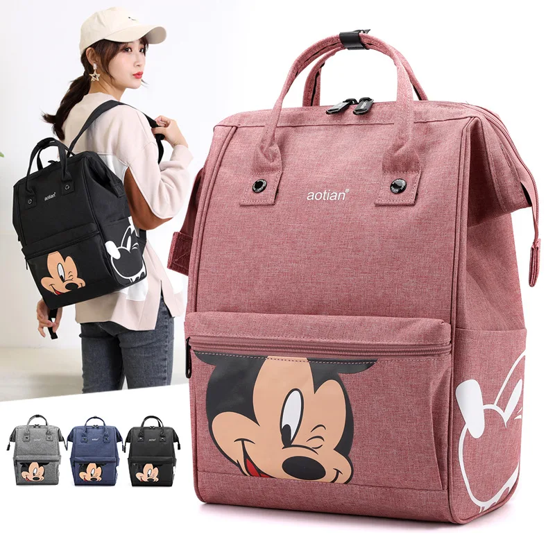 

Outdoor Leisure Backbag Top Sale OEM Mickey Backpack Light Weight Female