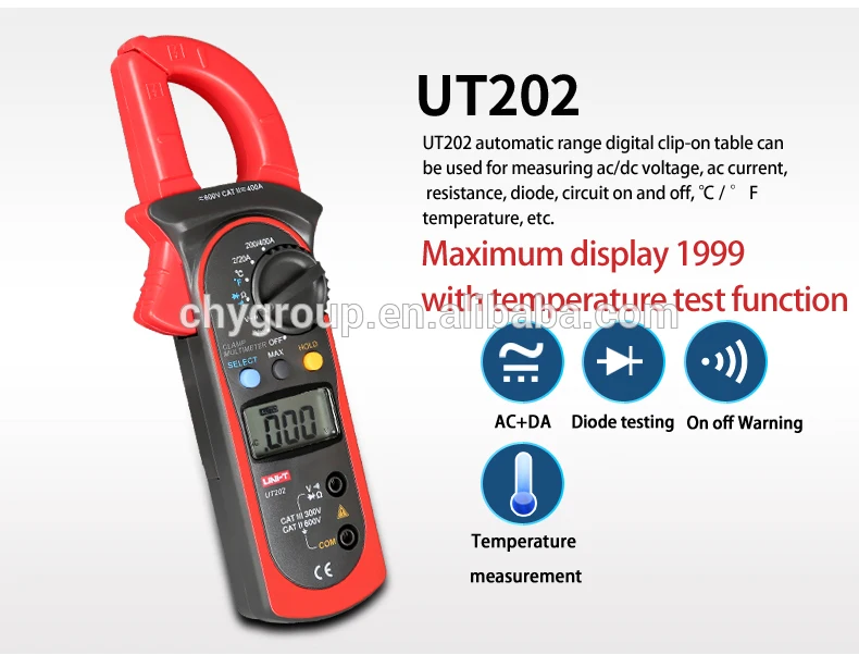 UNI-T UT202 digital clamp meter digital