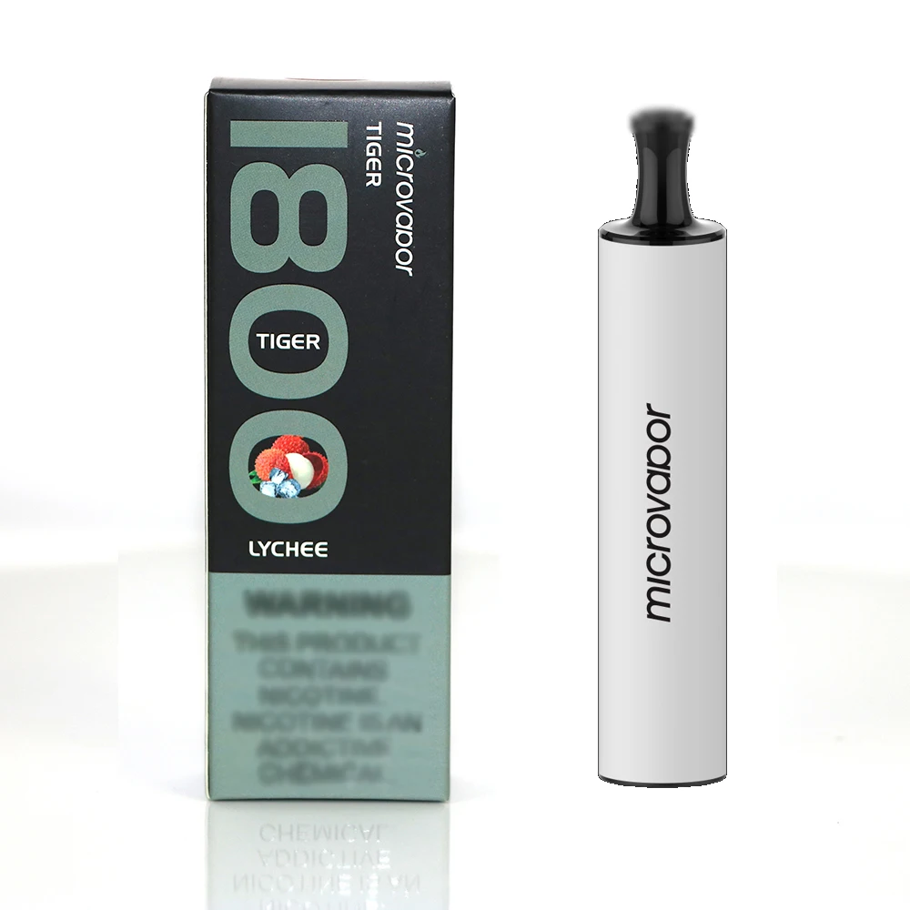 

Factory direct sale OEM microvapor disposable vapes 1800 puffs box