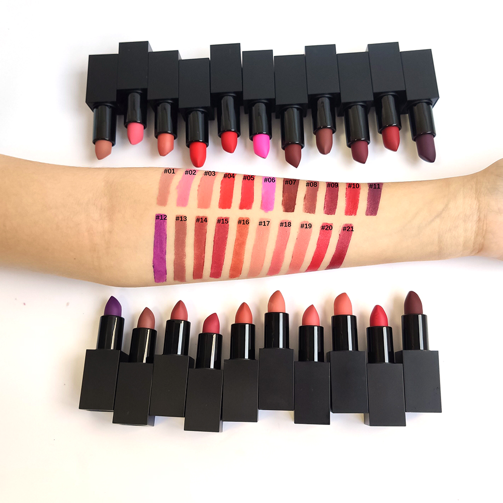 

Lipstick Private label best sell lipstick with high pigment, 21 colors