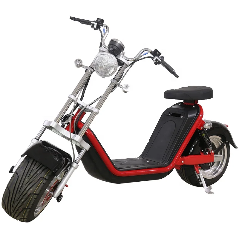 2021 Europe Warehouse Eec Approved 2000W Powerful Citycoco Motorcycle Cheap Electric Scooter, Customized(black,red)