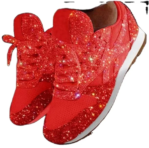 

New style casual lacing breathable mesh shoes, As shown in figure