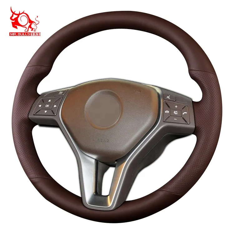 

new car accessories car steering wheel cover leather for Mercedes Benz, Customized color