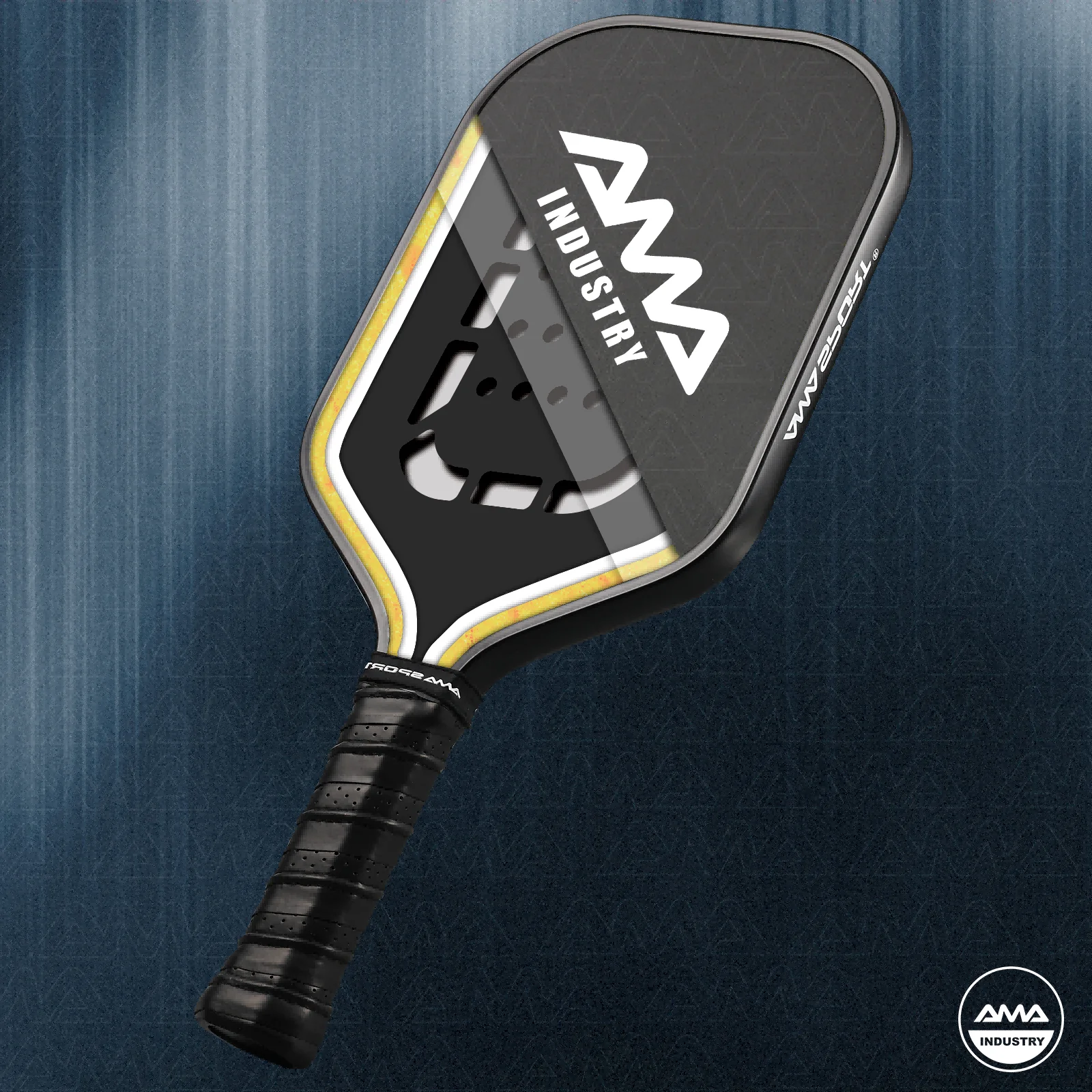 2024 AMASPORT Custom Powerful  T700 Carbon Fiber Friction Air Dynamic Pickleball Paddle Rackets Durable High Adult Training