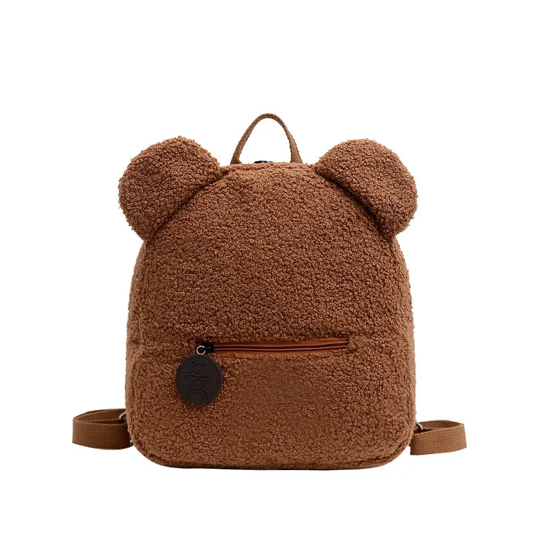

Cartoon teddy bear Casual Fashion bag School backpack bags toddler kids school book bags teddy bear plush backpack, Customized color