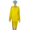 Factory wholesale plastic anti bacteria and virus invading cpe isolation gown