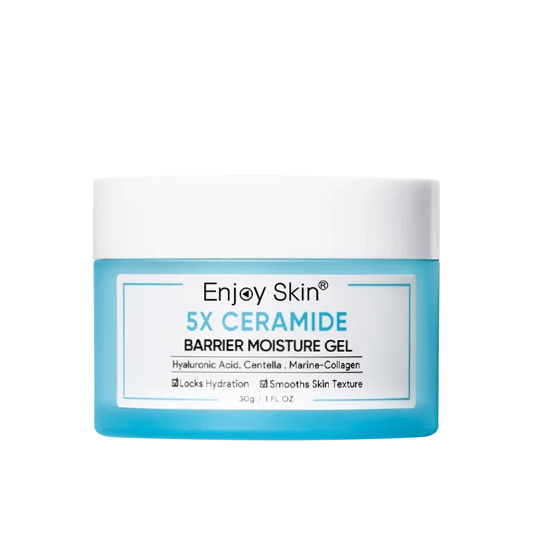 Custom Logo 5X Ceramide Barrier Cream Moisturizing Soft Women Moisturizer Gel Fragrance Free