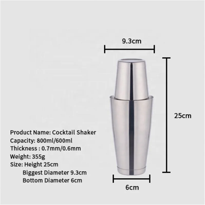 

Jhcentury Trendy Stainless Steel Bar Tool Cocktail Shaker