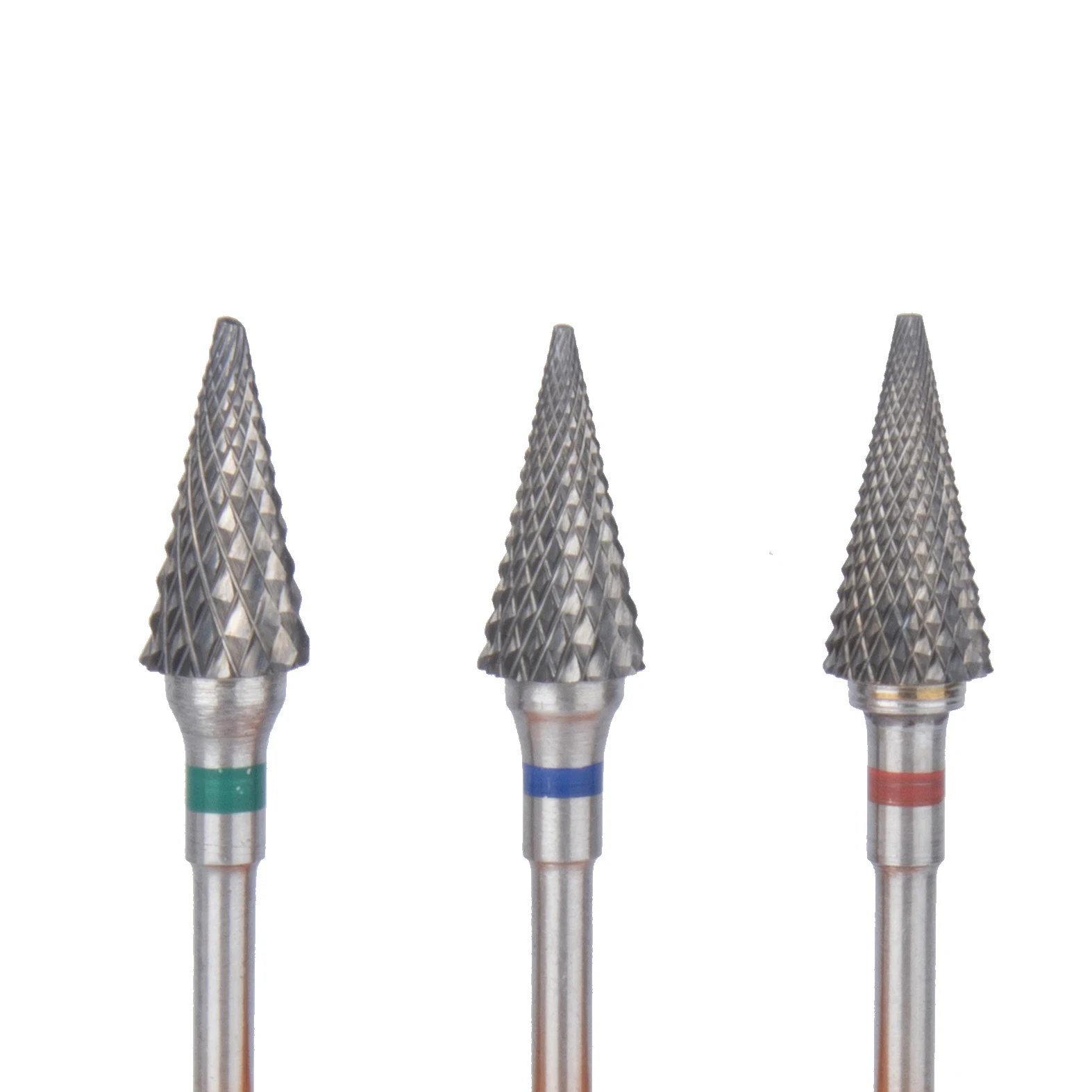

Vey sharp carbide nail drill bits for nail shop, Rainbow