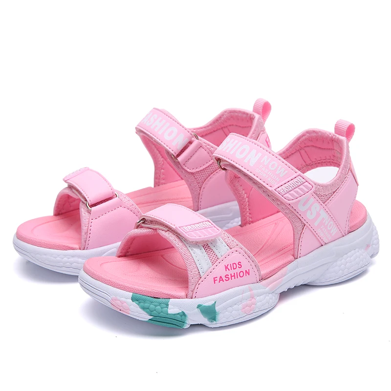 

Summer Leather Outdoor Beach Shoes Open-Toe Children's Sandals Fashion Casual Sandals, 3 colors