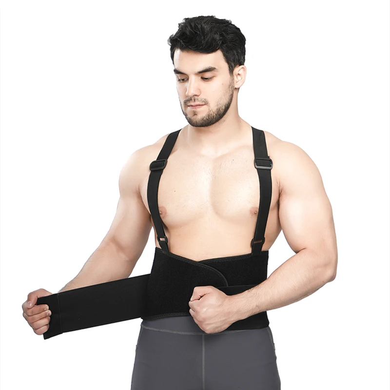 

Wholesale Custom Adjustable Straps Lumbar Belt Breathable Lower Back Support Brace