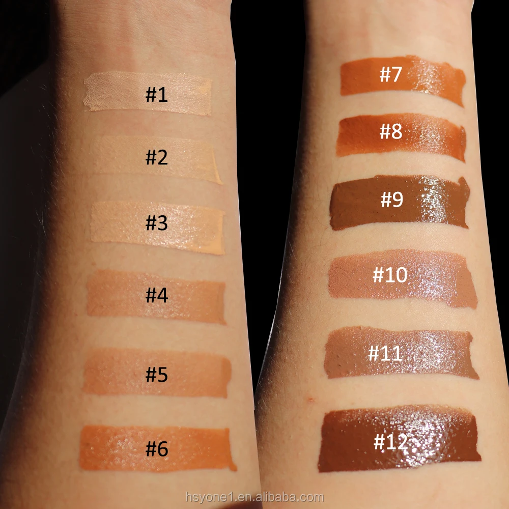 

Best selling original black opal foundation organic private logo liquid cosmetic makeup label cosmetics