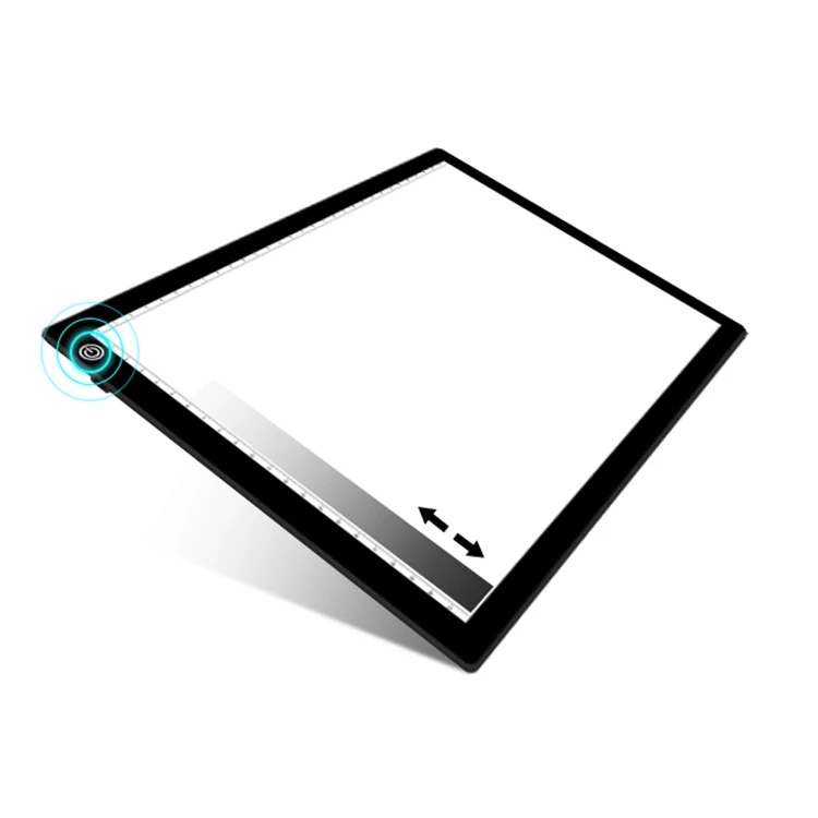 Original Factory A4 Light Box Adjustable Ultra thin Easy Tracing Pad USB  Portable Officeworks Acrylic Led Artist Stencil Board