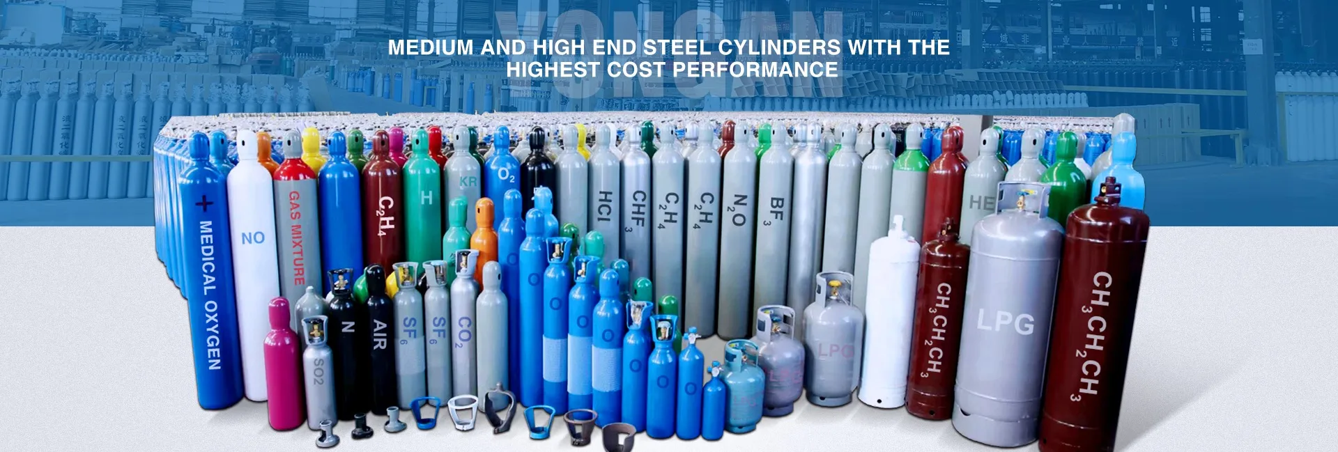 Shandong Yongan Heli Cylinder Co Ltd Seamless Stel Cylinder Oxygen Bottle