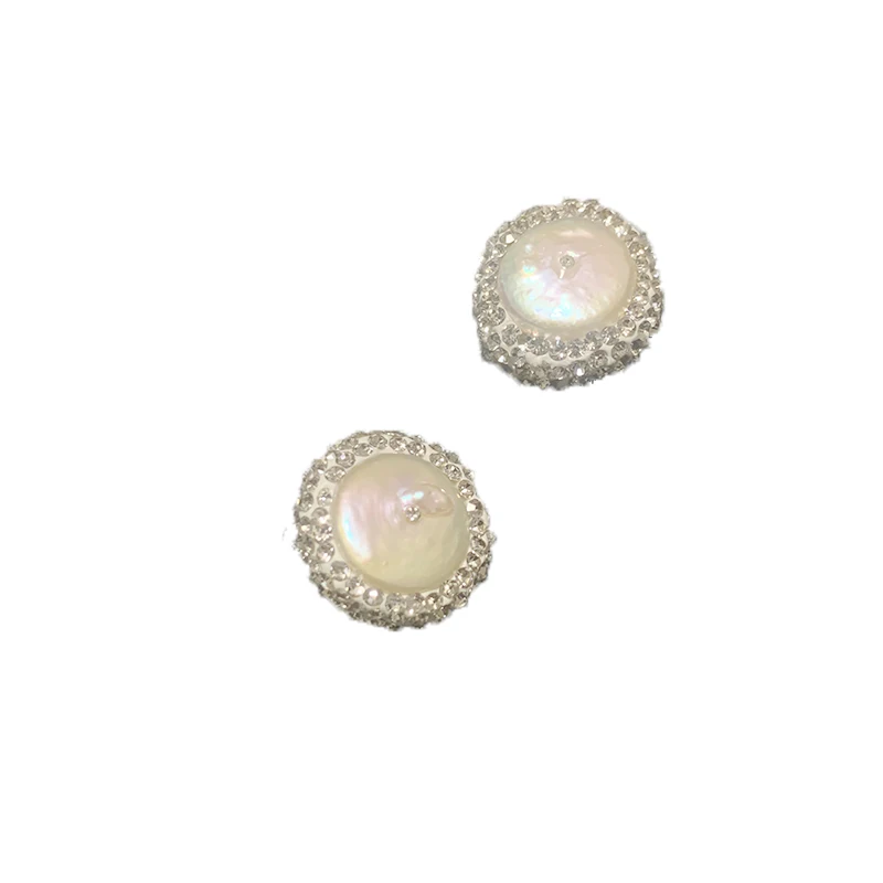 

14 k Gold Plated Jewelry Accessories Accessoires De Bijoux Earring Baroque Pearls Making Colorful Beaded Necklace, Pearl white