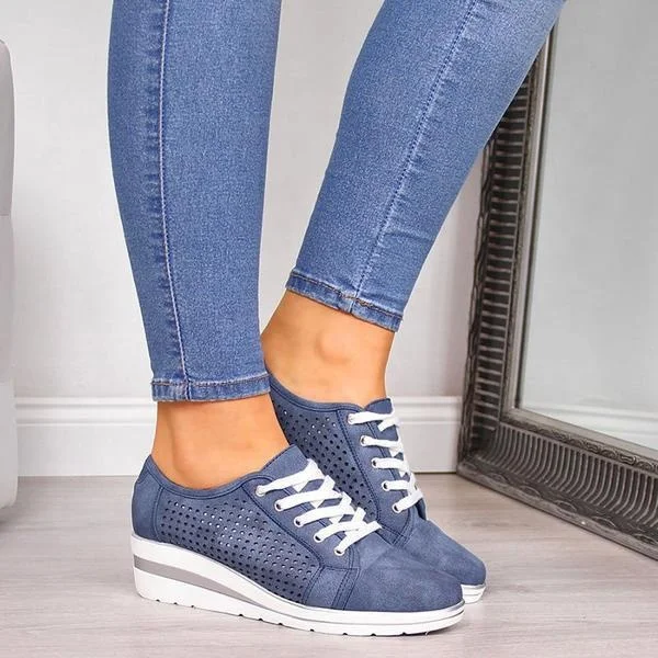 

Women's Sneakers Flat Heel Round Toe PU(Polyurethane) Summer Black / Green / Blue