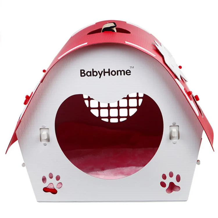 

2021 Hot sale Pet house Portable and washable for multiple times using PVC Portable cat, Many color