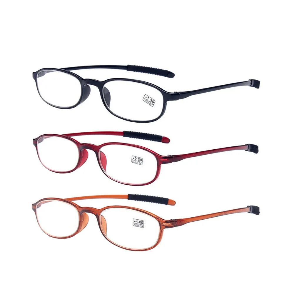 

Plastic glasses ultra-light TR90 women men slim small reading glasses