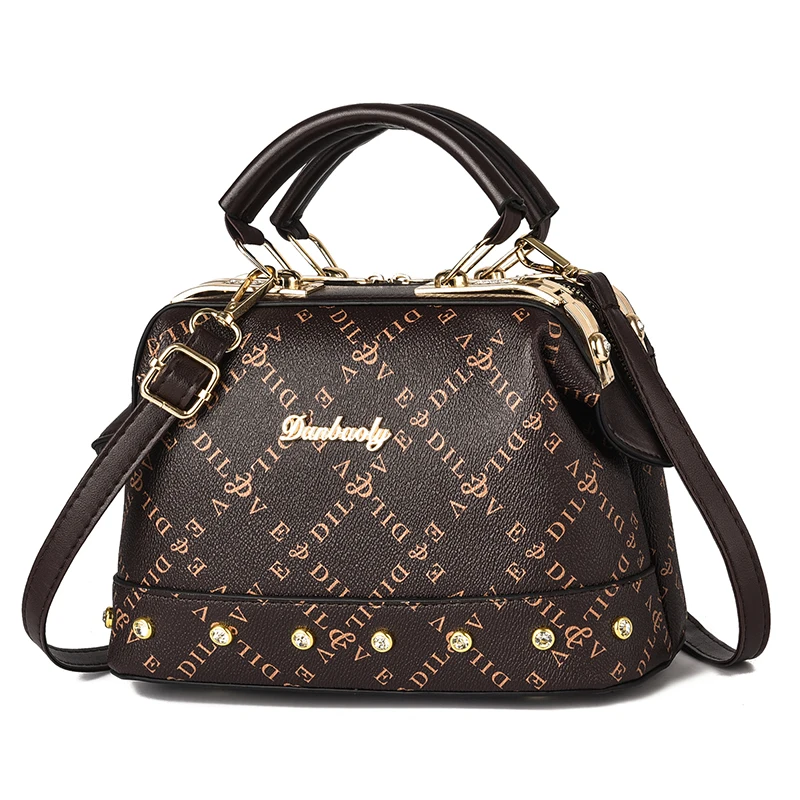 

SL577 High quality brand handbags custom handbags for women hand bags rivet ladies handbags, Letter