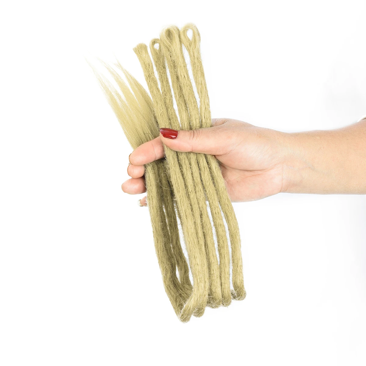 

20 Inch Crochet Braid dreadlocks extensions for black hair afro kinky hair extensions Afro Kinky Dreadlocks, #24-ash blonde