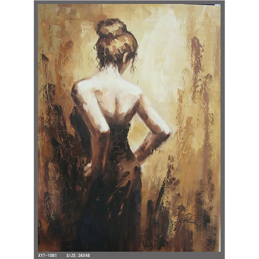 

Trendy home decoration oil painting beauty nude painting best selling wall art canvas modern portrait Home decoration wall art